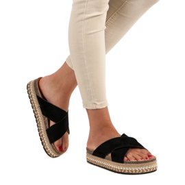 Bello Star Plateau-Flip-Flops schwarz 2