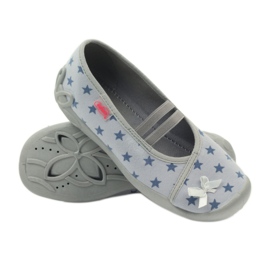 Graue Befado 116y230 Hausschuhe mehrfarbig 3