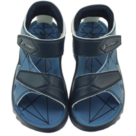 Blaue Sandalen Rider Klett Kinderschuhe marineblau 4