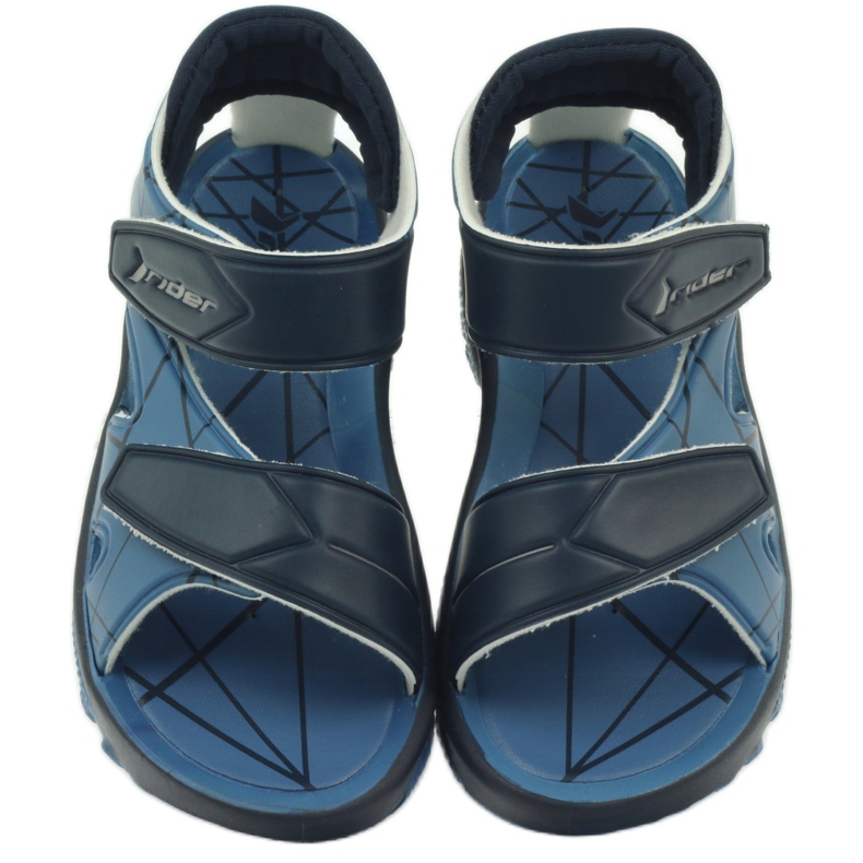 Blaue Sandalen Rider Klett Kinderschuhe marineblau 4
