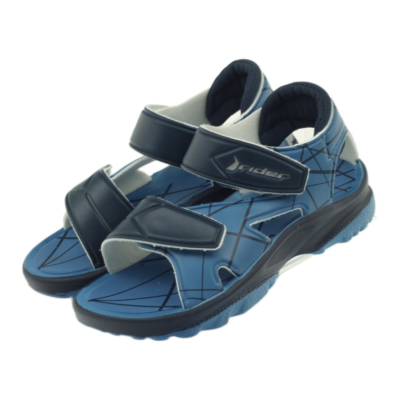 Blaue Sandalen Rider Klett Kinderschuhe navy blau 5