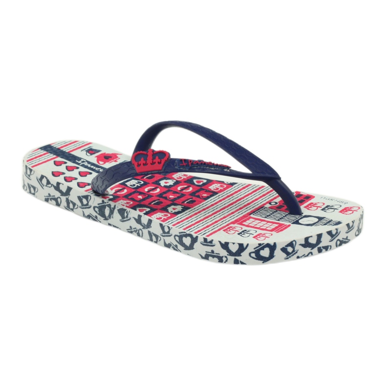 Marineblau Flip -Flops mit Ipanema -Wassermustern 81640 Marineblau 1