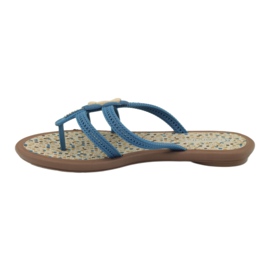 Rider Flip-Flops, Kinder-Flip-Flops mit Wasserblume, Grendha, blau 2