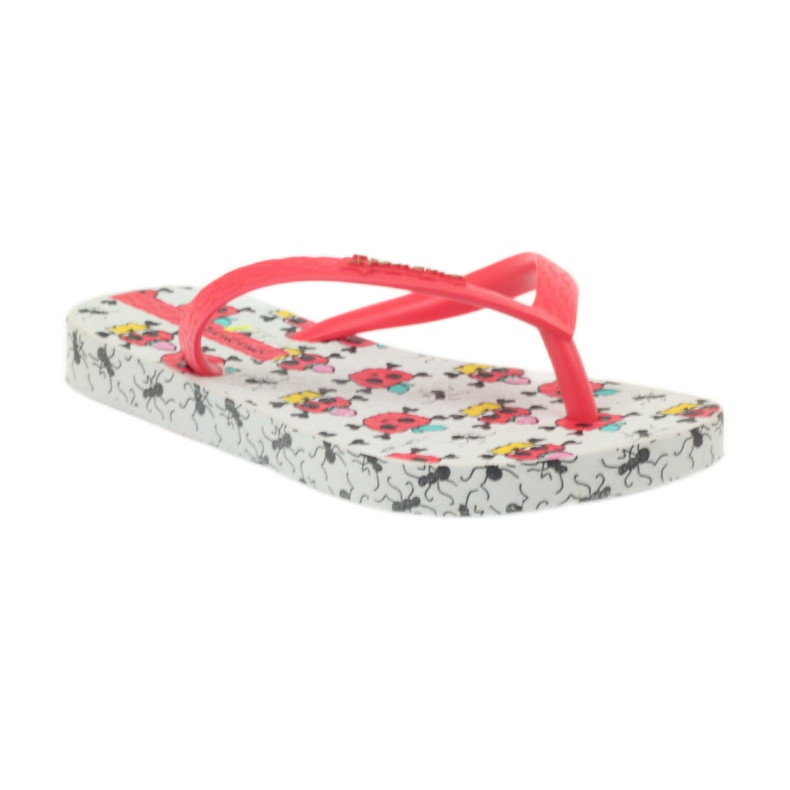 Hausschuhe Kinderschuhe Ipanema 81264 Flip-Flops für Wasser weiß rot 2