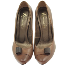 Kaniowski 125 braune Lederpumps 5