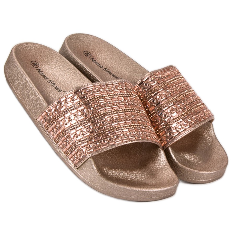 Elegante rosa Hausschuhe 1