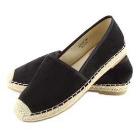 Klassische BB05P schwarze Espadrilles 2