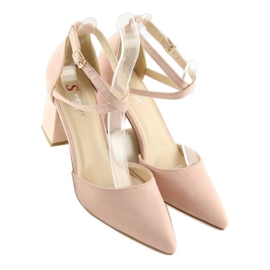 Pumps auf dem rosa Post SY40 rosa 2