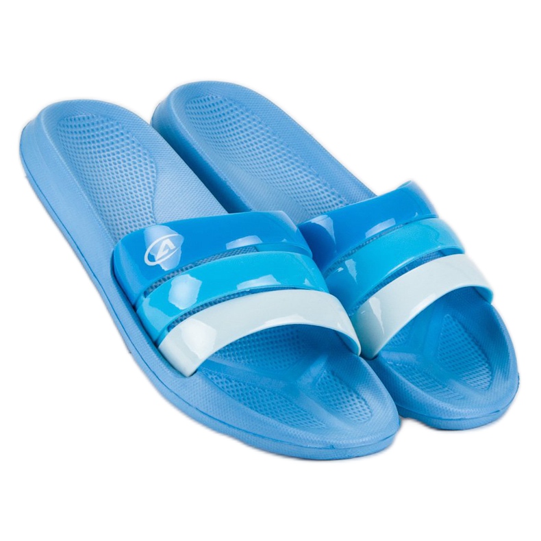 American Club Amerikanische Badeschuhe blau 1