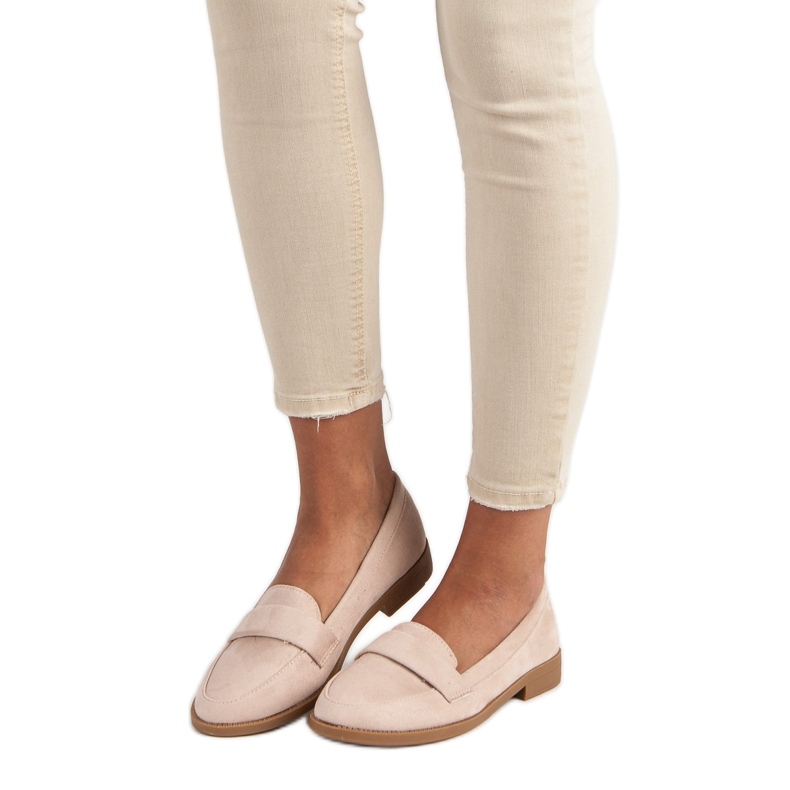 Small Swan Wildleder-Loafer braun 1