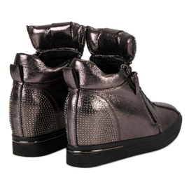 Graphite Sneakers mit Reißverschluss mehrfarbig 2