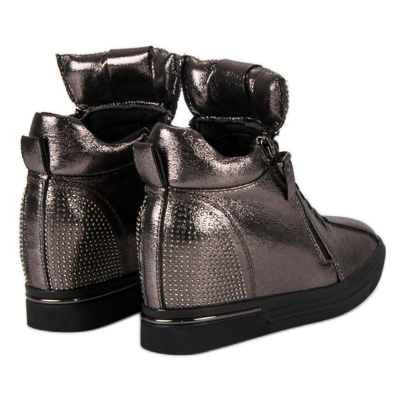 Graphite Sneakers mit Reißverschluss mehrfarbig 2