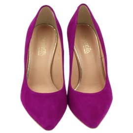 Pumps auf Anstecknadel Espinto 774 fuchsia rosa 4