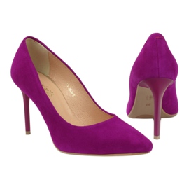 Pumps auf Anstecknadel Espinto 774 fuchsia rosa 3