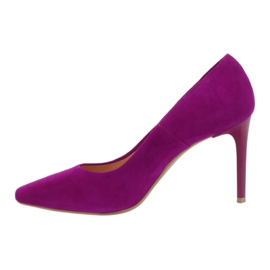 Pumps auf Anstecknadel Espinto 774 fuchsia rosa 2