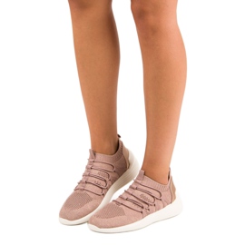 Kylie Sportschuhe zum Hineinschlüpfen aus Textil rosa 1