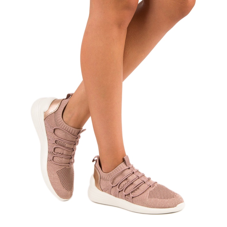 Kylie Sportschuhe zum Hineinschlüpfen aus Textil rosa 2