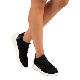 Kylie Sportschuhe zum Hineinschlüpfen aus Textil schwarz 1