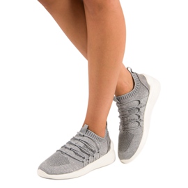 Kylie Sportschuhe zum Hineinschlüpfen aus Textil grau 1