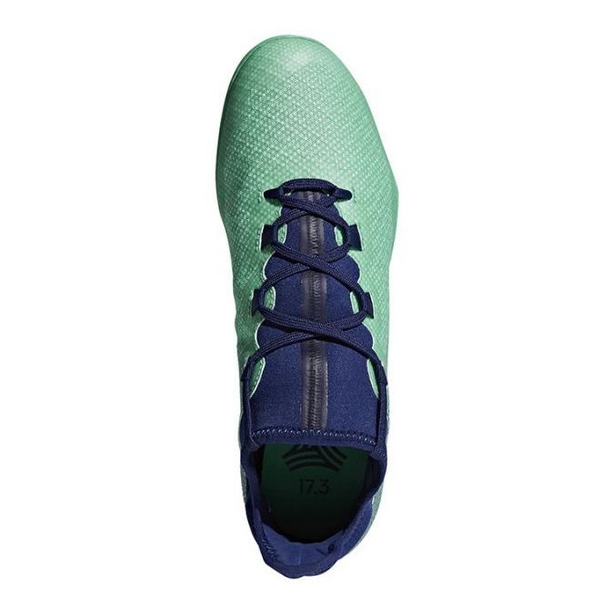 Hallenschuhe adidas X Tango 17.3 In M CP9142 türkis, blau grün 1