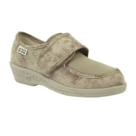 Befado Damen-Gesundheitshalbschuhe 984D013 beige 1