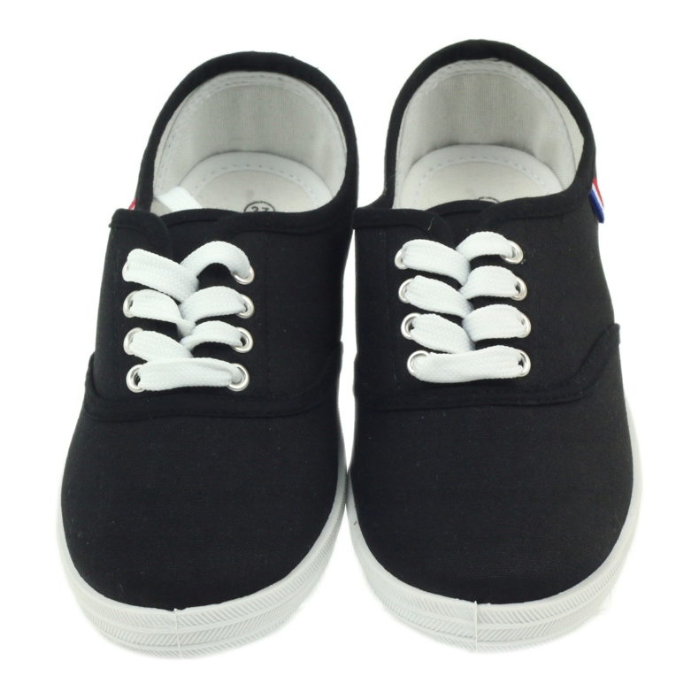 American Club schwarze Turnschuhe Damenturnschuhe 4