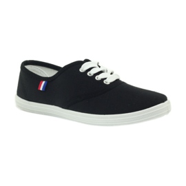 American Club schwarze Turnschuhe Damenturnschuhe 1