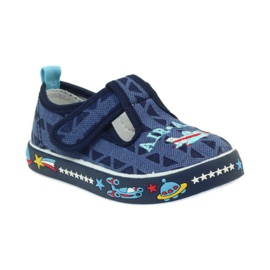 American Club Amerikanische Turnschuhe Kinderschuhe Lederinnensohle navy blau 1