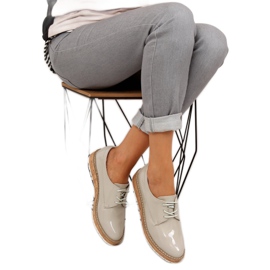 Loafer mit Lederausstattung 7153 Grey grau 1