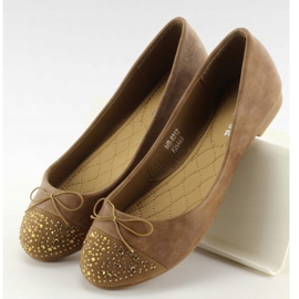 Ballerinas mit khakifarbenen Jets MB-6212 1