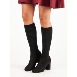 Seastar Schwarze taillierte Stiefel 2