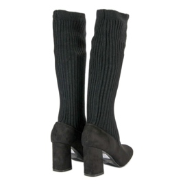 Seastar Schwarze taillierte Stiefel 1