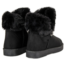 Seastar Mukluki mit Fell schwarz 1