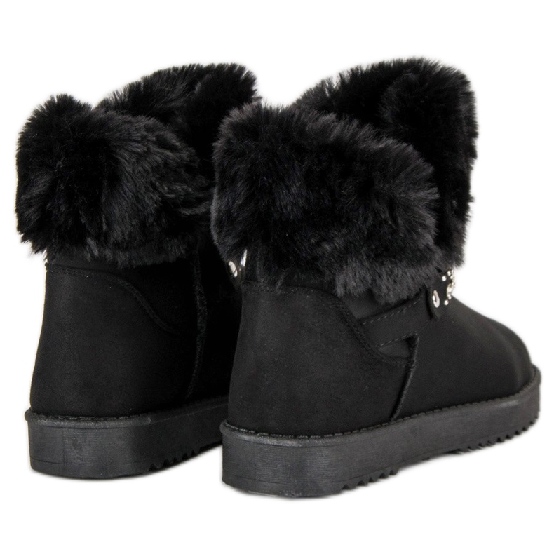 Seastar Mukluki mit Fell schwarz 1