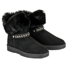 Seastar Mukluki mit Fell schwarz 2