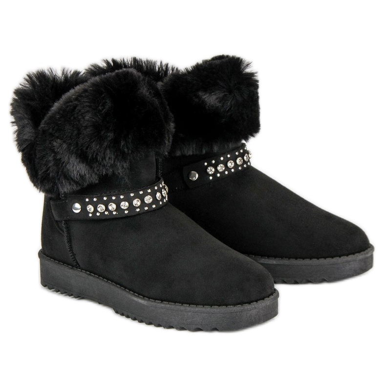 Seastar Mukluki mit Fell schwarz 2