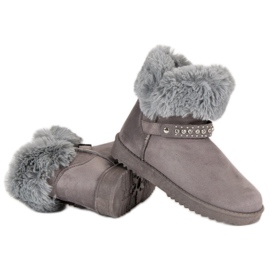 Seastar Mukluki mit Fell grau 1