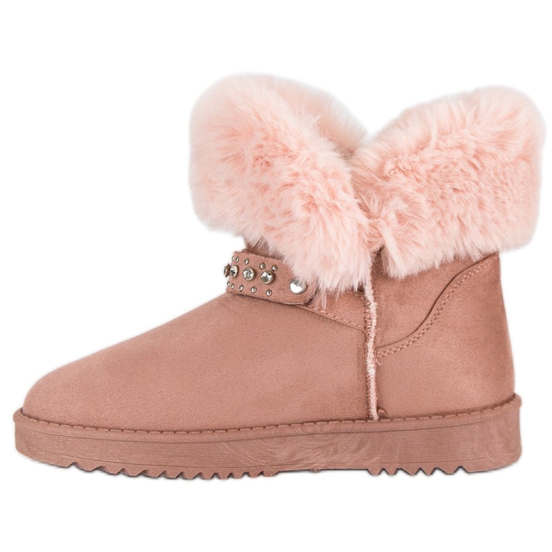 Seastar Mukluki mit Pelz rosa 1