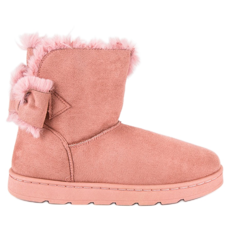Rosa Schneestiefel für Damen 1