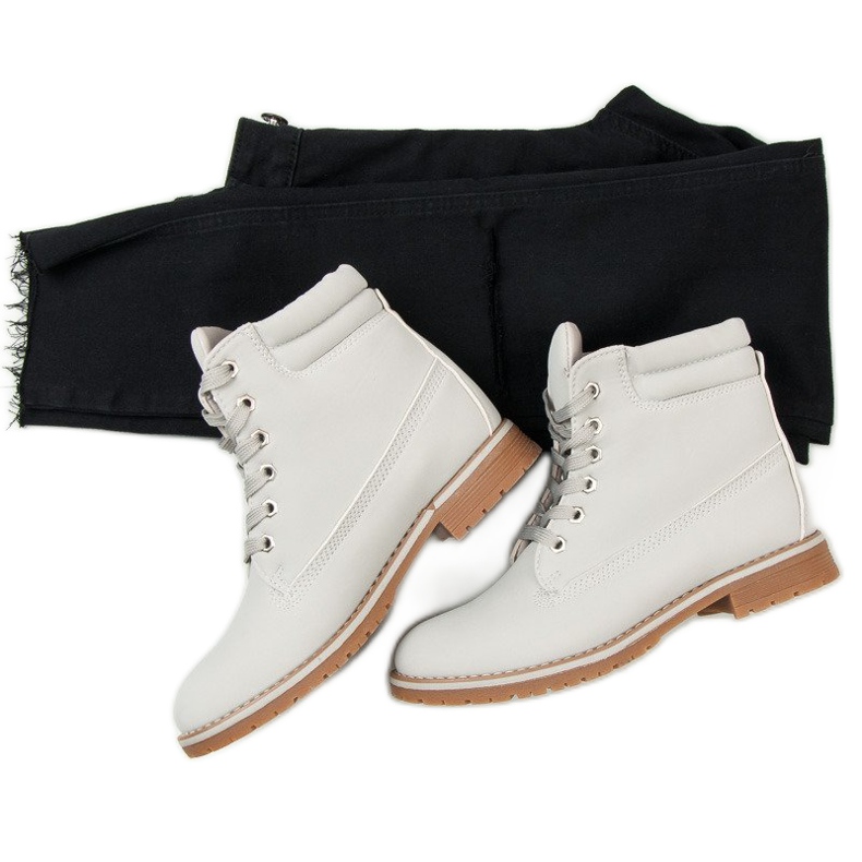 Klassische Trapper für Damen grau 1