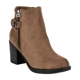 Small Swan Modische Damenstiefel braun 1