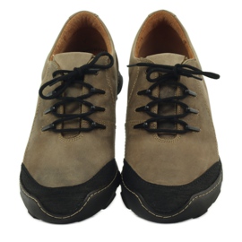 Badura 2159 bequeme Sportschuhe schwarz braun 4