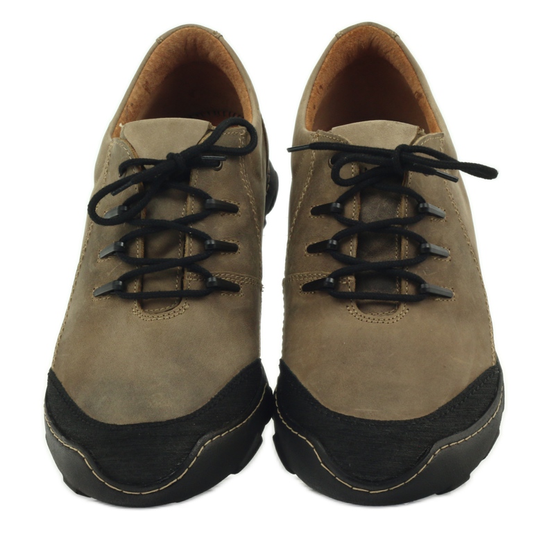 Badura 2159 bequeme Sportschuhe schwarz braun 4