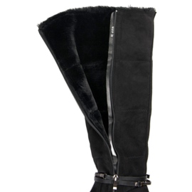 Seastar Wildlederstiefel für Damen schwarz 1