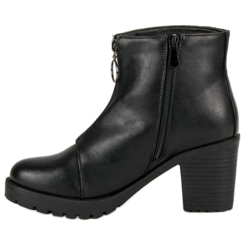 Small Swan Klassische schwarze Stiefel 1