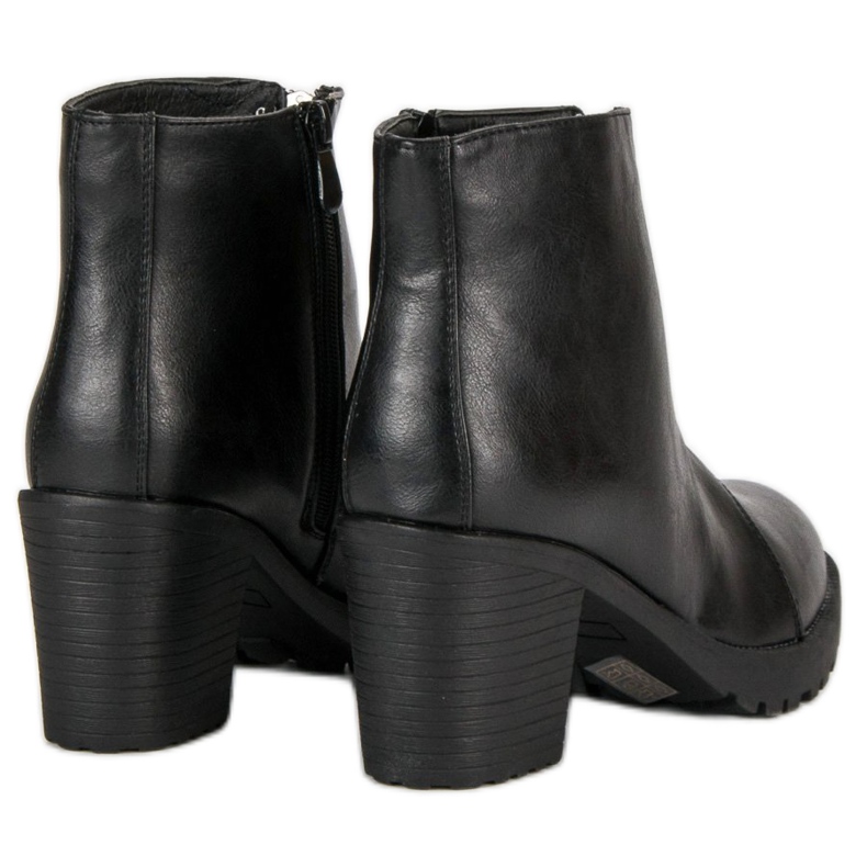 Small Swan Klassische schwarze Stiefel 2