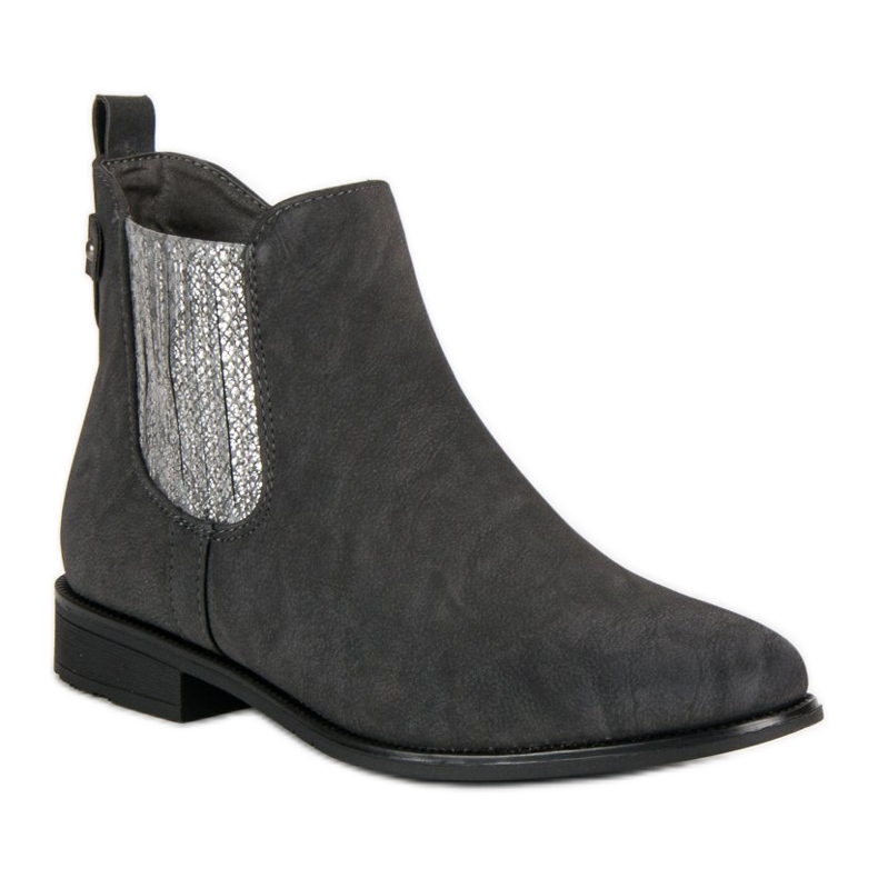 Vinceza Elegante Booties Jodhpur-Stiefel grau 1