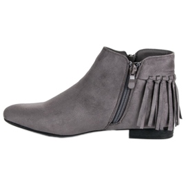 Vinceza Graue Wildlederstiefel 1