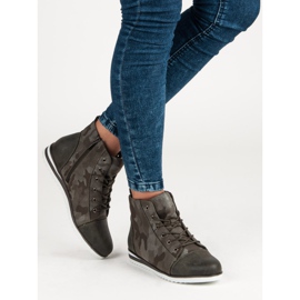 Vinceza Turnschuhe über dem Knöchel Moro grün 2