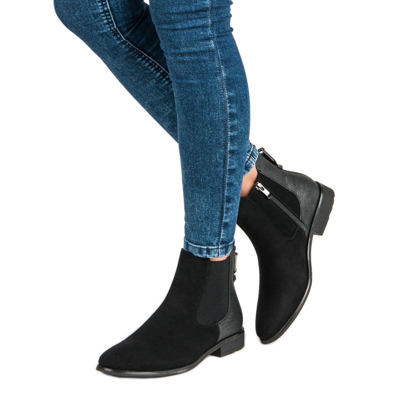 Filippo Bequeme Stiefel für den Herbst schwarz 1